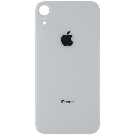 Repair Part - Back Glass Panel for Apple iPhone XR - White with Logo Cell Phone - Replacement Parts & Tools Unbranded - Simple Cell Bulk Wholesale Pricing - USA Seller