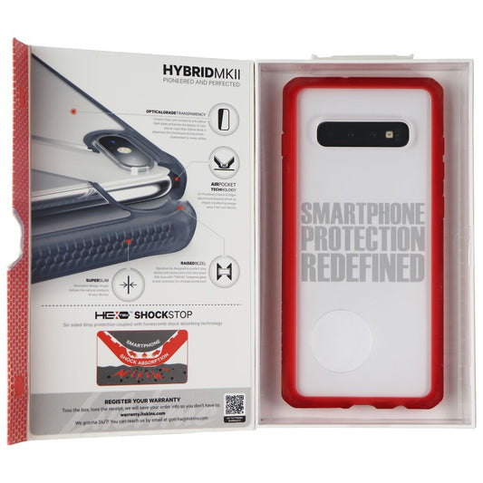 Itskins Hybrid MK11 Samsung Galaxy (S10+) - Red/Transparent Cell Phone - Cases, Covers & Skins ITSKINS - Simple Cell Bulk Wholesale Pricing - USA Seller