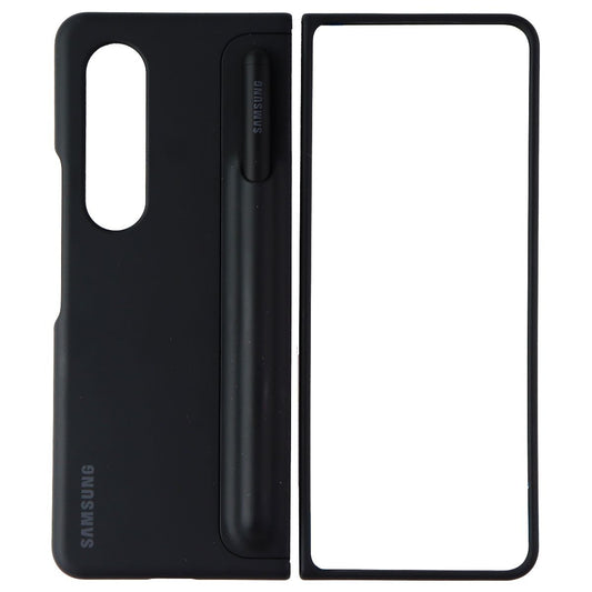 Samsung Standing Cover with Pen for Samsung Galaxy Z Fold4 - Black Cell Phone - Cases, Covers & Skins Samsung - Simple Cell Bulk Wholesale Pricing - USA Seller