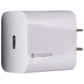 Mophie (20-Watt) USB-C PD Wall Charger for USB-C Devices - White Cell Phone - Chargers & Cradles Mophie - Simple Cell Bulk Wholesale Pricing - USA Seller