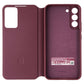 Samsung S-View Flip Cover Series Case for Samsung Galaxy (S22+) - Burgundy Cell Phone - Cases, Covers & Skins Samsung - Simple Cell Bulk Wholesale Pricing - USA Seller