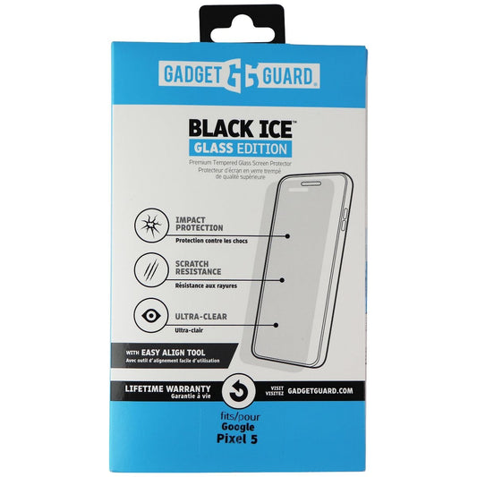 Gadget Guard Black Ice Glass Edition Screen Protector for Google Pixel 5 Cell Phone - Screen Protectors Gadget Guard    - Simple Cell Bulk Wholesale Pricing - USA Seller
