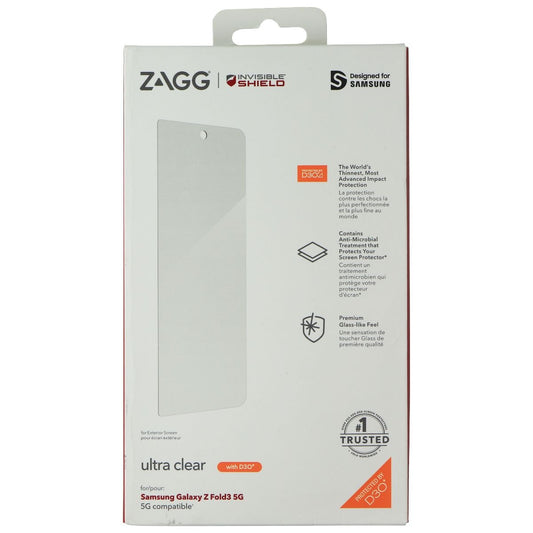 ZAGG InvisibleShield Ultra Clear Screen Protector for Samsung Galaxy Z Fold3 5G Cell Phone - Screen Protectors Zagg    - Simple Cell Bulk Wholesale Pricing - USA Seller