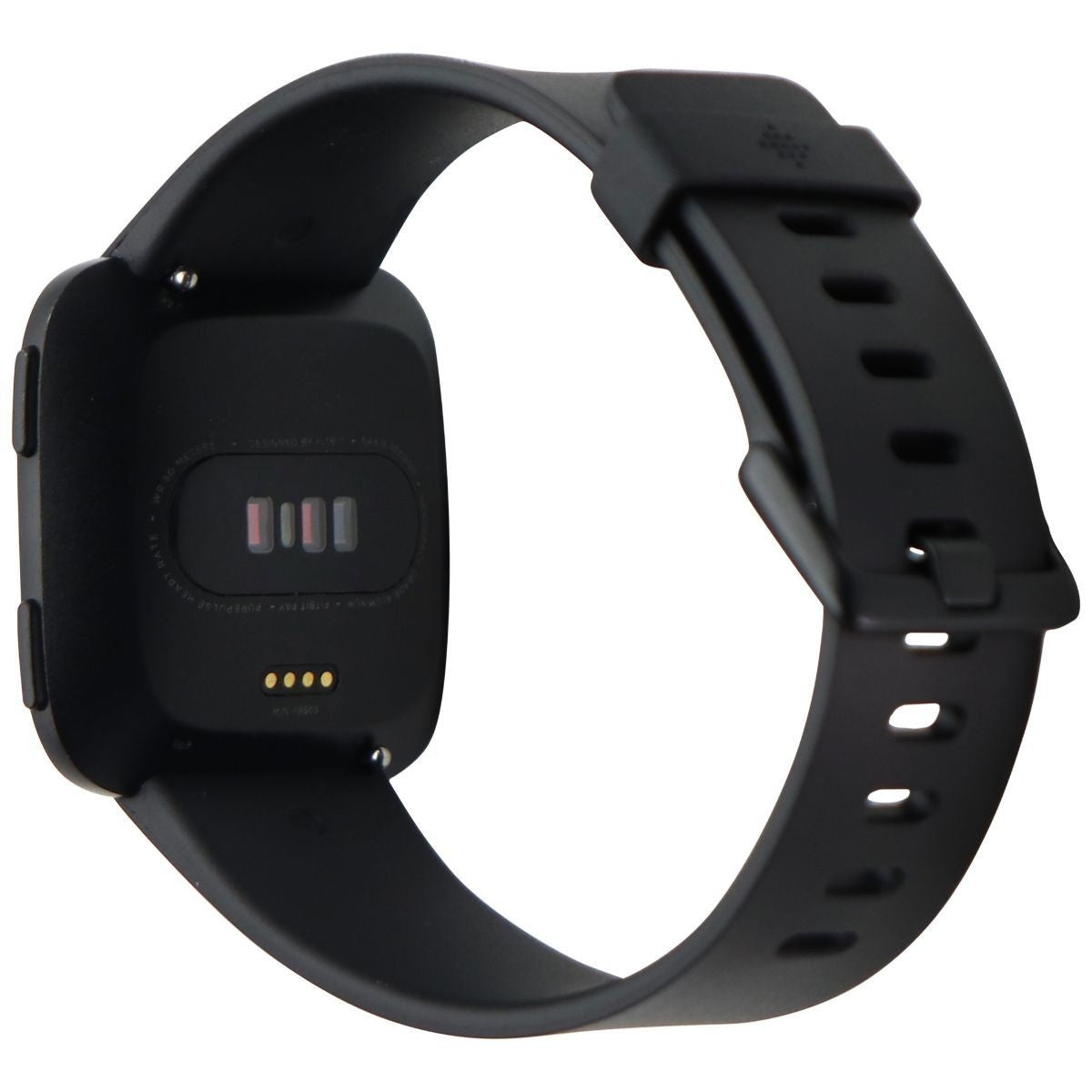Fitbit Versa (1st Gen) Smart Watch - Black Aluminum/Black Band (FB505)