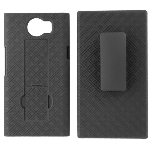Verizon Shell and Holster Combo with Kickstand for the Blackberry Priv - Black Cell Phone - Cases, Covers & Skins Verizon    - Simple Cell Bulk Wholesale Pricing - USA Seller