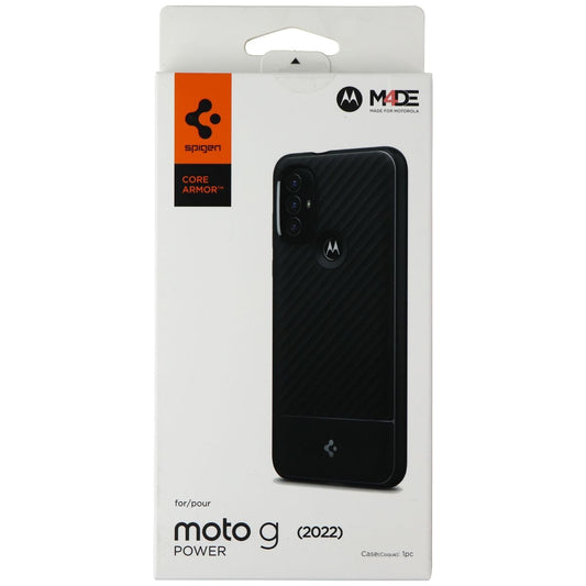 Spigen Core Armor Series Case for Motorola Moto G Power (2022) - Black Cell Phone - Cases, Covers & Skins Spigen    - Simple Cell Bulk Wholesale Pricing - USA Seller