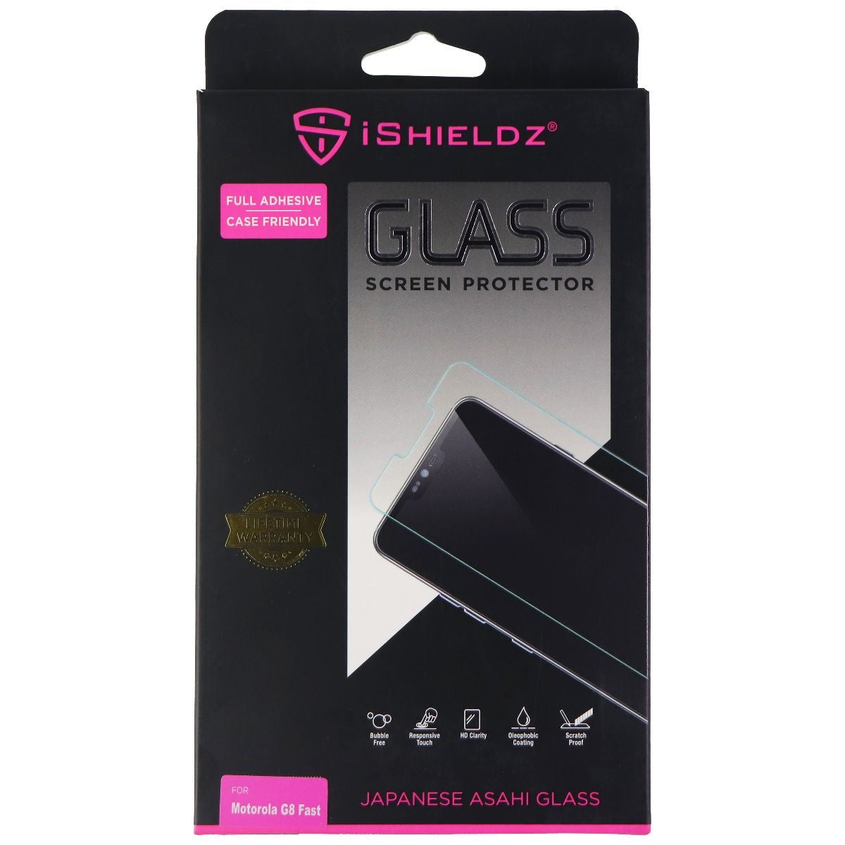 iShieldz Asahi Tempered Glass Screen Protector for Motorola G8 Fast - Clear Cell Phone - Screen Protectors iShieldz    - Simple Cell Bulk Wholesale Pricing - USA Seller