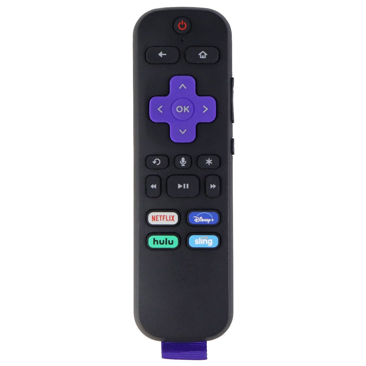 (RC-AL7) Remote Control with Netflix/Disney+/Hulu/Blue Sling Keys - Black TV, Video & Audio Accessories - Remote Controls Unbranded    - Simple Cell Bulk Wholesale Pricing - USA Seller