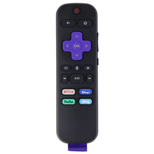 (RC-AL7) Remote Control with Netflix/Disney+/Hulu/Blue Sling Keys - Black