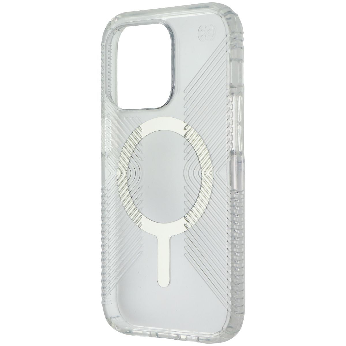 Speck Presidio Perfect Clear Grip Case for Apple iPhone 14 Pro - Clear/Silver Cell Phone - Cases, Covers & Skins Speck - Simple Cell Bulk Wholesale Pricing - USA Seller
