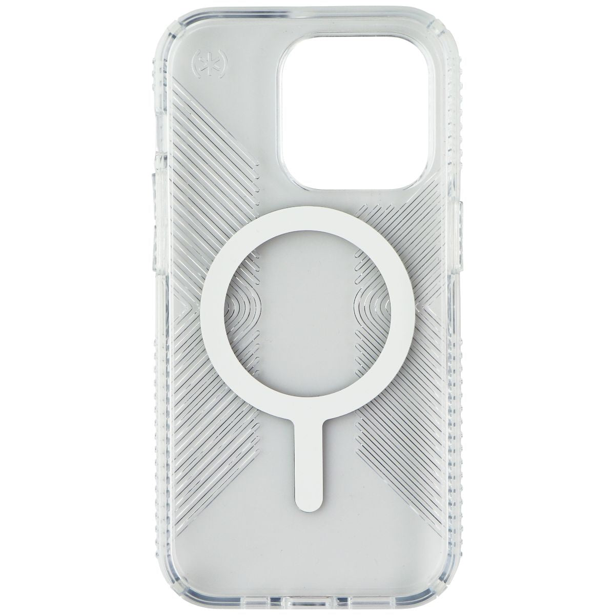 Speck Presidio Perfect Clear Grip Case for Apple iPhone 14 Pro - Clear/Silver Cell Phone - Cases, Covers & Skins Speck - Simple Cell Bulk Wholesale Pricing - USA Seller