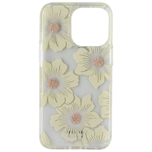 Kate Spade Protective Hardshell Case for iPhone 13 Pro - Hollyhock Floral Clear Cell Phone - Cases, Covers & Skins Kate Spade New York - Simple Cell Bulk Wholesale Pricing - USA Seller