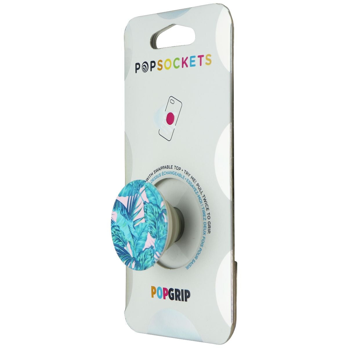 PopSocket PopGrip Swappable Phone Grip and Stand - Miami Strip Cell Phone - Mounts & Holders PopSockets - Simple Cell Bulk Wholesale Pricing - USA Seller