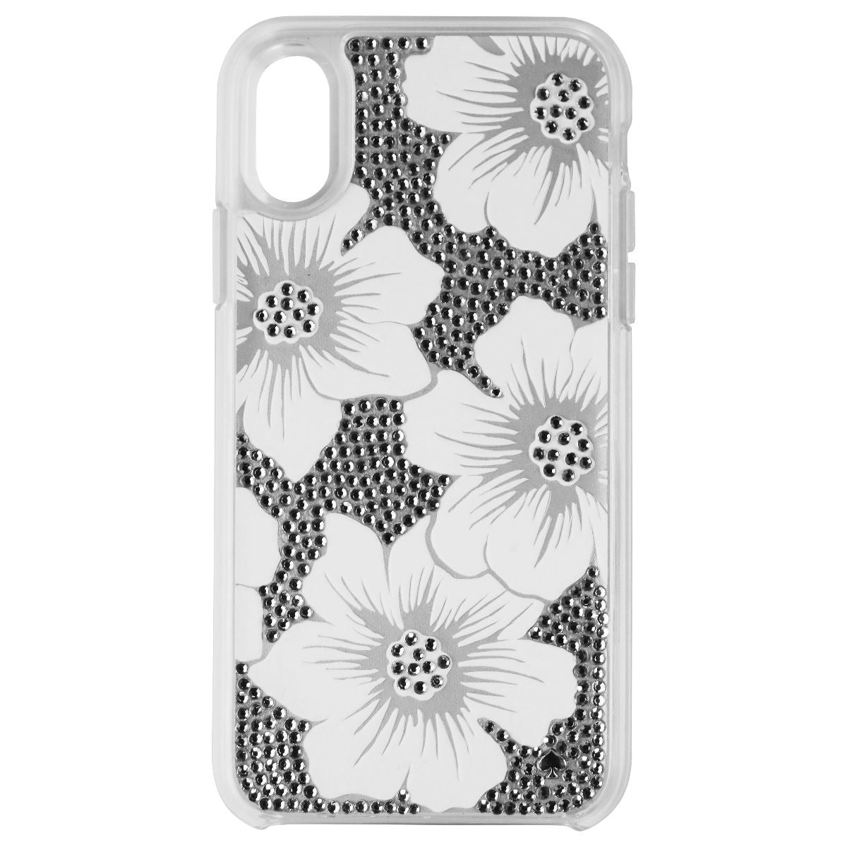 Kate Spade Clear Crystal Case for Apple iPhone Xs/X - Hollyhock Cream Cell Phone - Cases, Covers & Skins Kate Spade New York - Simple Cell Bulk Wholesale Pricing - USA Seller