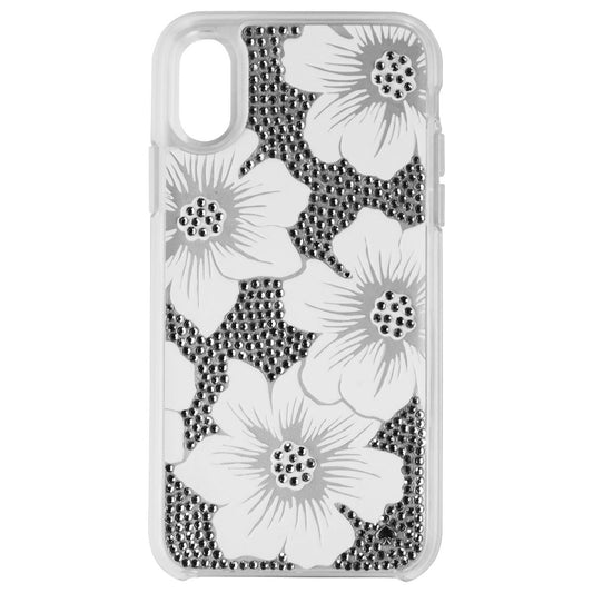 Kate Spade Clear Crystal Case for Apple iPhone Xs/X - Hollyhock Cream Cell Phone - Cases, Covers & Skins Kate Spade New York - Simple Cell Bulk Wholesale Pricing - USA Seller