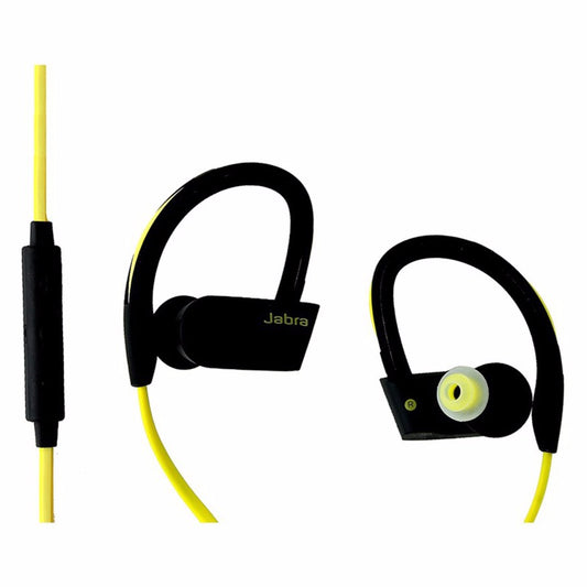 Jabra Sport Pace Wireless Bluetooth Earbuds with Microphone - Black and Yellow Cell Phone - Headsets Jabra    - Simple Cell Bulk Wholesale Pricing - USA Seller