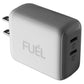 Case-Mate FUEL (40-Watt) Dual USB-C PD Wall Power Adapter - White Cell Phone - Chargers & Cradles Case-Mate - Simple Cell Bulk Wholesale Pricing - USA Seller