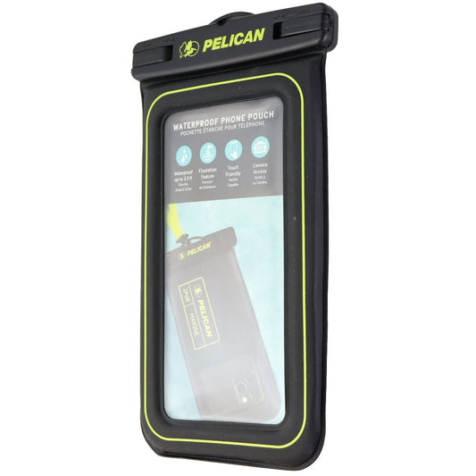 Pelican Marine Waterproof Floating Phone Pouch (Regular Size) - Black/Yellow Cell Phone - Cases, Covers & Skins Pelican    - Simple Cell Bulk Wholesale Pricing - USA Seller
