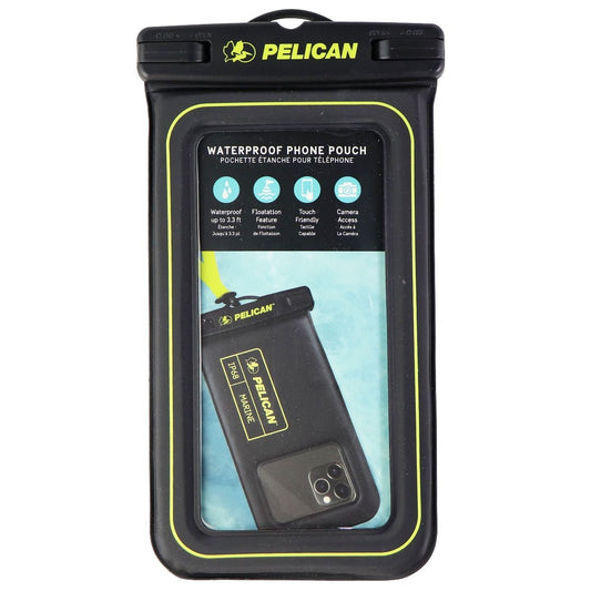 Pelican Marine Waterproof Floating Phone Pouch (Regular Size) - Black/Yellow Cell Phone - Cases, Covers & Skins Pelican    - Simple Cell Bulk Wholesale Pricing - USA Seller
