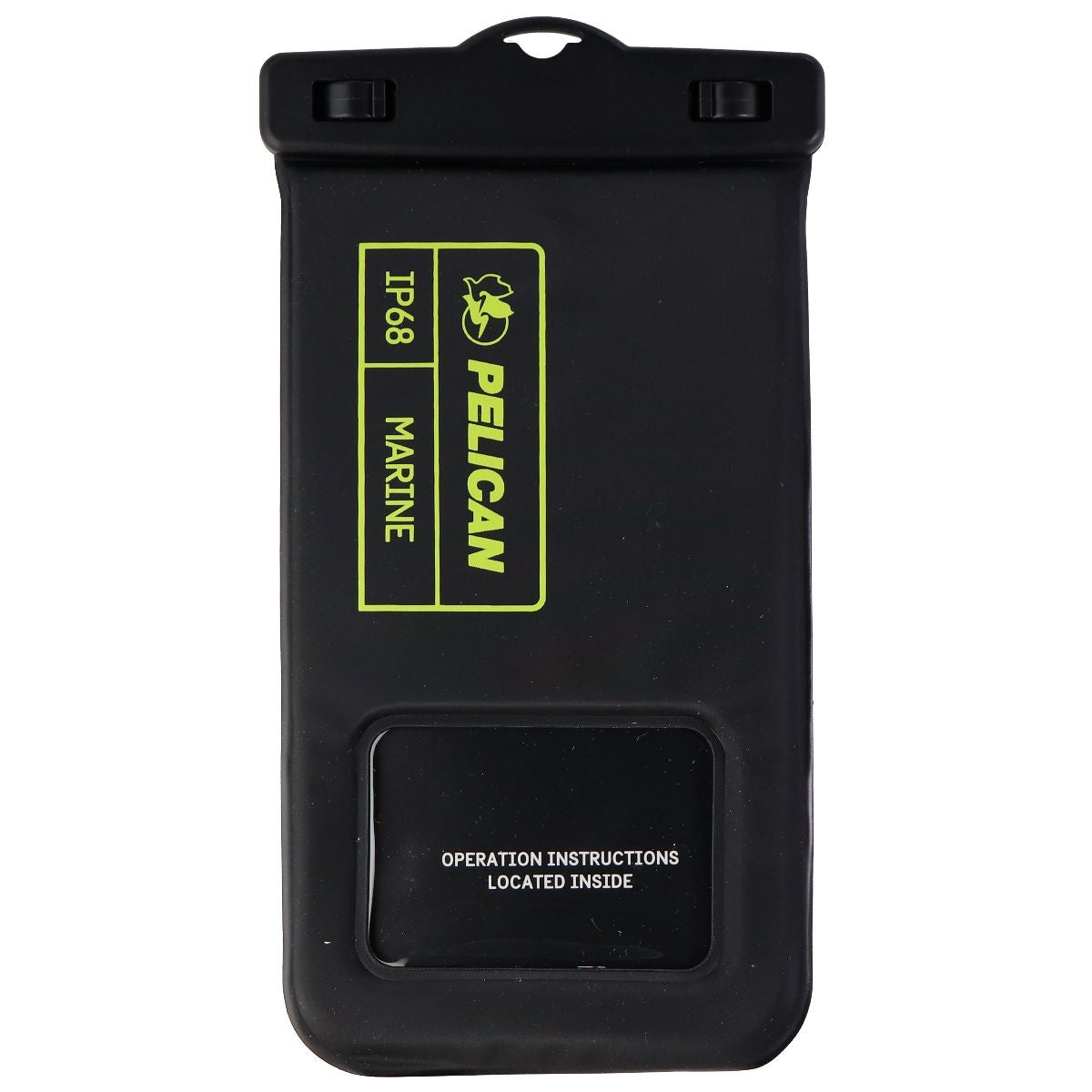 Pelican Marine Waterproof Floating Phone Pouch (Regular Size) - Black/Yellow Cell Phone - Cases, Covers & Skins Pelican    - Simple Cell Bulk Wholesale Pricing - USA Seller