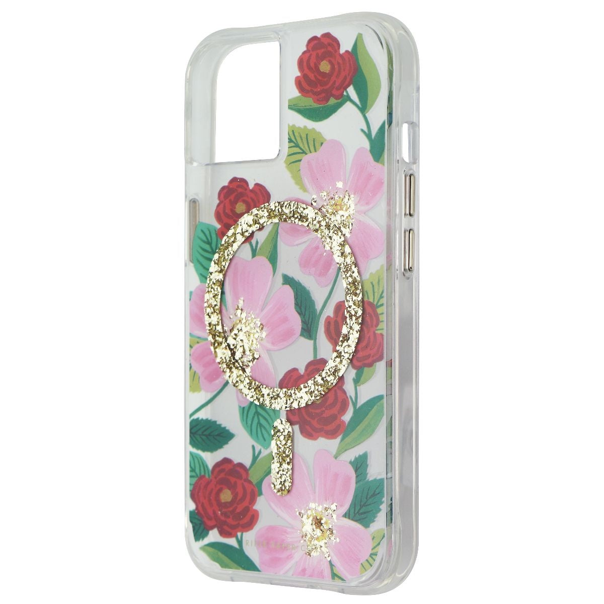 Rifle Paper Co. Series Case for MagSafe for iPhone 14 - Rose Garden/Gold Cell Phone - Cases, Covers & Skins Case-Mate - Simple Cell Bulk Wholesale Pricing - USA Seller