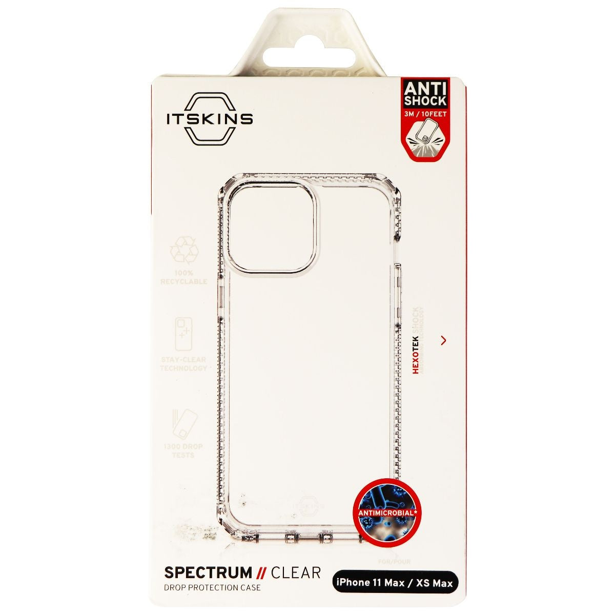 ITSKINS Spectrum Clear Series Case for Apple iPhone 11 Pro Max - Transparent Cell Phone - Cases, Covers & Skins ITSKINS    - Simple Cell Bulk Wholesale Pricing - USA Seller