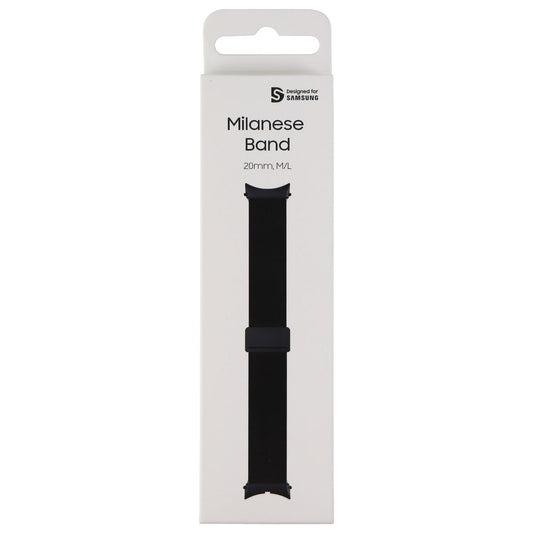 Samsung (M/L) 20mm Milanese Band for Galaxy Watch4 (44mm Only) - Black Smart Watch Accessories - Watch Bands Samsung - Simple Cell Bulk Wholesale Pricing - USA Seller