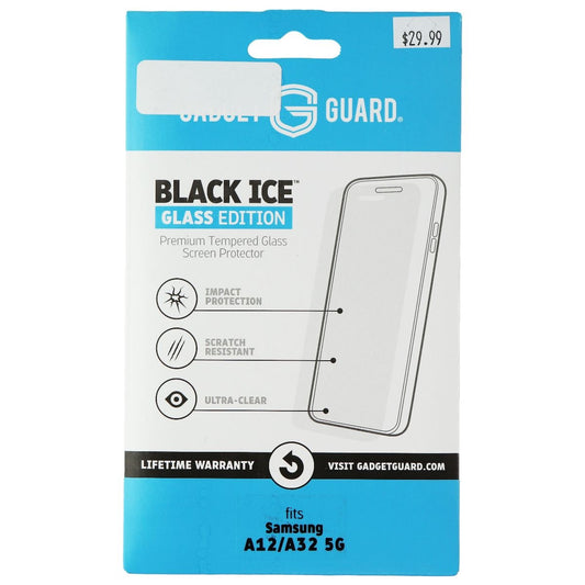 Gadget Guard Black Ice Edition Tempered Glass for Samsung Galaxy A12 / A32 5G Cell Phone - Screen Protectors Gadget Guard    - Simple Cell Bulk Wholesale Pricing - USA Seller