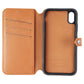 ERCKO 2-in-1 Magnet Wallet Leather Case for iPhone XR - Brown/Black Cell Phone - Cases, Covers & Skins Ercko    - Simple Cell Bulk Wholesale Pricing - USA Seller