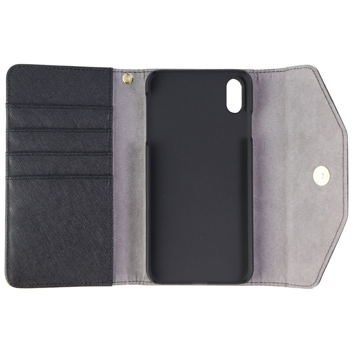 iDeal of Sweden Mayfair Clutch Wallet Case for Apple iPhone Xs Max - Black Cell Phone - Cases, Covers & Skins iDeal of Sweden    - Simple Cell Bulk Wholesale Pricing - USA Seller