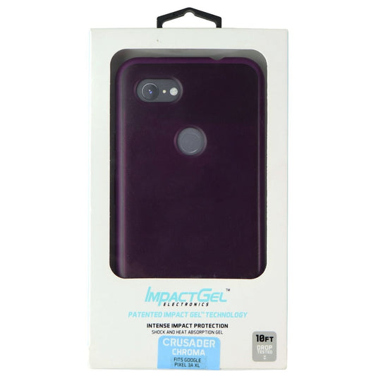 ImpactGel Crusader Chroma Series Case for Google Pixel 3a XL - Purple Cell Phone - Cases, Covers & Skins ImpactGel    - Simple Cell Bulk Wholesale Pricing - USA Seller