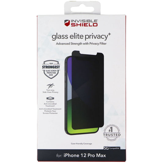 ZAGG (Glass Elite Privacy+) Screen Protector for iPhone 12 Pro Max Cell Phone - Screen Protectors Zagg - Simple Cell Bulk Wholesale Pricing - USA Seller