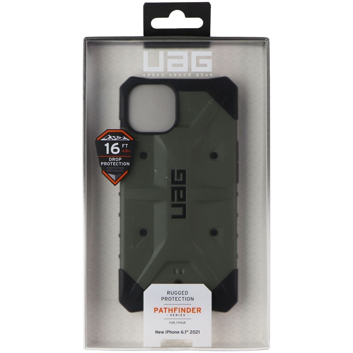 Urban Armor Gear Pathfinder Series Case for Apple iPhone 13 - Olive Cell Phone - Cases, Covers & Skins Urban Armor Gear    - Simple Cell Bulk Wholesale Pricing - USA Seller