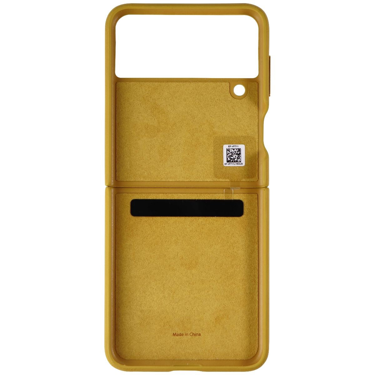Samsung Official Leather Cover for Galaxy Z Flip3 5G - Mustard/Tan Cell Phone - Cases, Covers & Skins Samsung - Simple Cell Bulk Wholesale Pricing - USA Seller