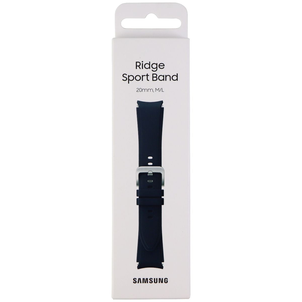 Samsung Ridge Sport Band for Galaxy Watch4 & Classic (20mm) Medium/Large - Navy Smart Watch Accessories - Watch Bands Samsung - Simple Cell Bulk Wholesale Pricing - USA Seller