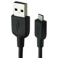 Sony OEM (6-inch) Micro-USB Charge & Sync Cable - Black (EC300) Cell Phone - Cables & Adapters Sony    - Simple Cell Bulk Wholesale Pricing - USA Seller