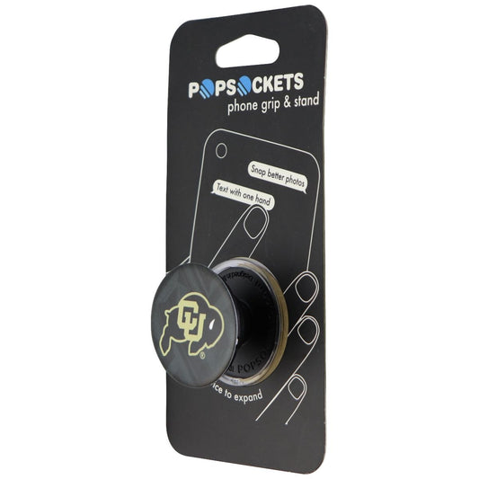 PopSockets: Collapsible Grip & Stand - University of Colorado Buffaloes Cell Phone - Mounts & Holders PopSockets - Simple Cell Bulk Wholesale Pricing - USA Seller