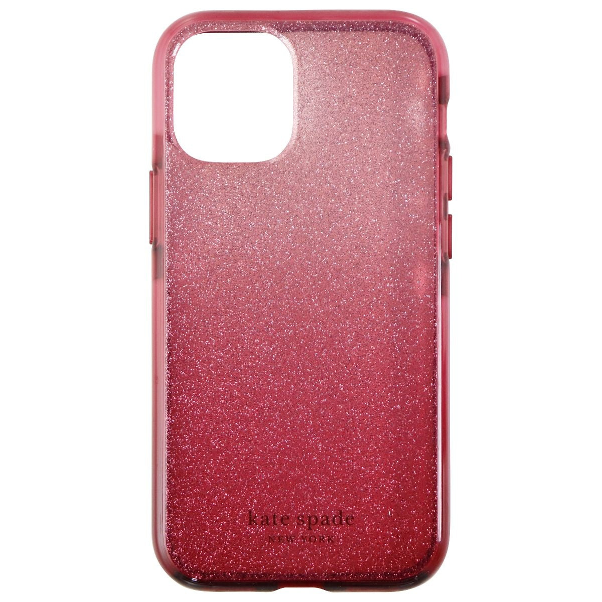 Kate Spade Defensive Hardshell Case for iPhone 12 mini - Glitter Ombre Magenta Cell Phone - Cases, Covers & Skins Kate Spade    - Simple Cell Bulk Wholesale Pricing - USA Seller