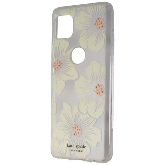 Kate Spade Hardshell Case for Motorola One 5G ACE - Hollyhock/Clear Cell Phone - Cases, Covers & Skins Kate Spade    - Simple Cell Bulk Wholesale Pricing - USA Seller