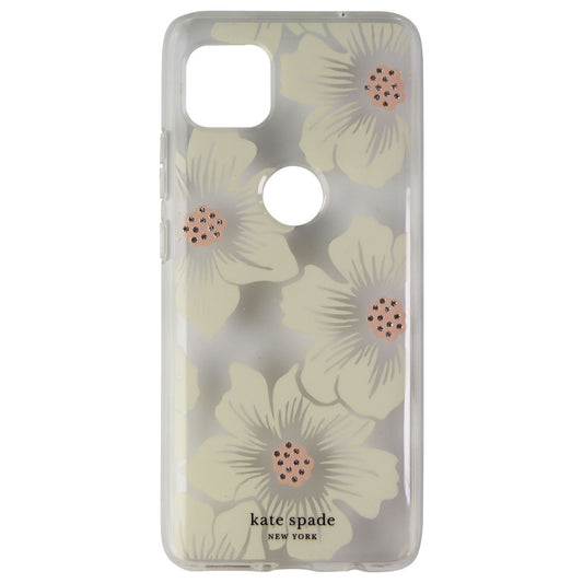 Kate Spade Hardshell Case for Motorola One 5G ACE - Hollyhock/Clear Cell Phone - Cases, Covers & Skins Kate Spade    - Simple Cell Bulk Wholesale Pricing - USA Seller