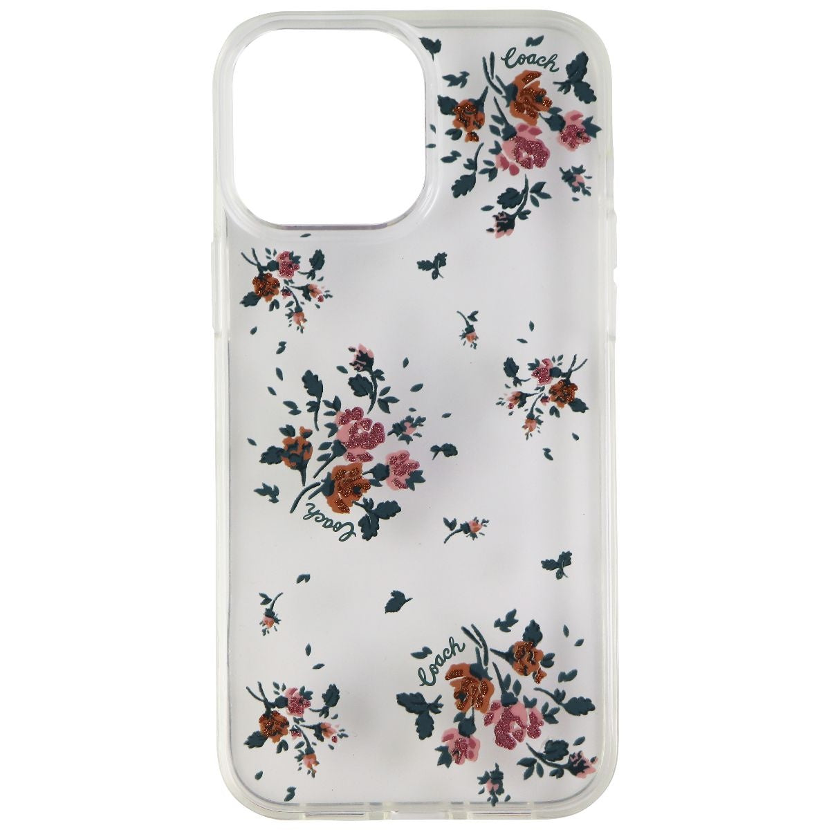 Coach Protective Case for iPhone 13 Pro Max - Rose Bouquet Floral / Clear Cell Phone - Cases, Covers & Skins Coach - Simple Cell Bulk Wholesale Pricing - USA Seller