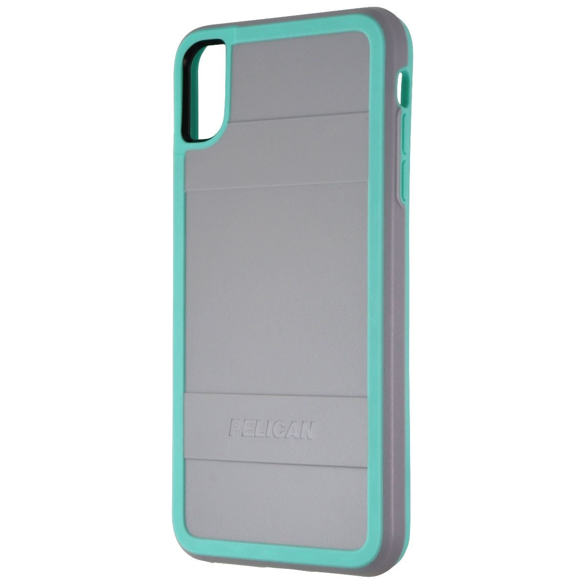 Pelican Protector Series Dual Layer Case for Apple iPhone Xs Max - Grey / Aqua Cell Phone - Cases, Covers & Skins Pelican    - Simple Cell Bulk Wholesale Pricing - USA Seller