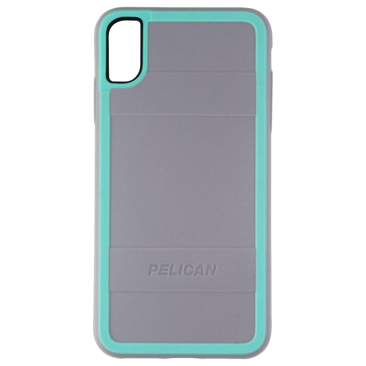 Pelican Protector Series Dual Layer Case for Apple iPhone Xs Max - Grey / Aqua Cell Phone - Cases, Covers & Skins Pelican    - Simple Cell Bulk Wholesale Pricing - USA Seller
