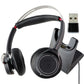 Poly Voyager Focus UC Bluetooth Stereo Headset with Mic and Charge Stand - Black Cell Phone - Headsets Plantronics    - Simple Cell Bulk Wholesale Pricing - USA Seller