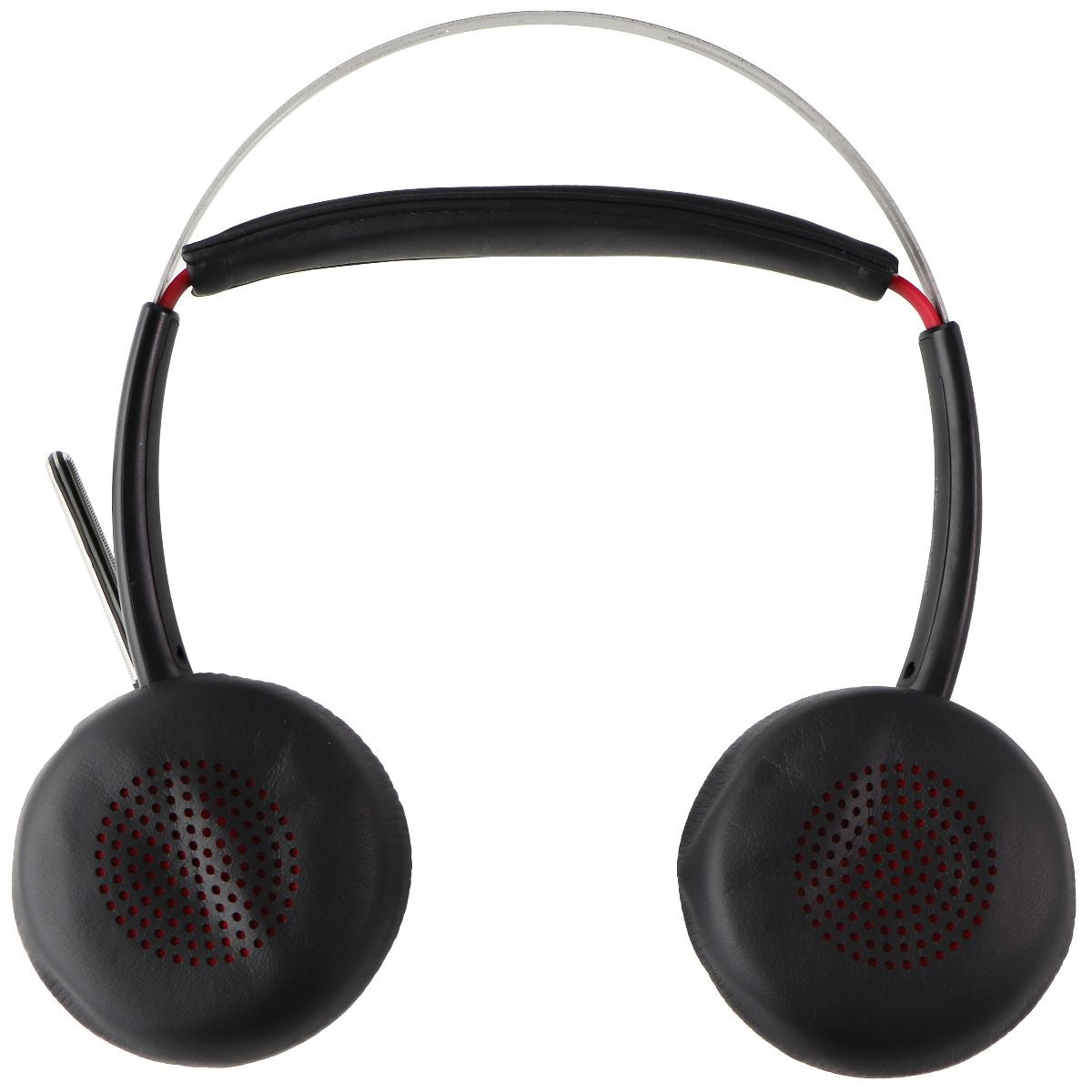 Poly Voyager Focus UC Bluetooth Stereo Headset with Mic and Charge Stand - Black Cell Phone - Headsets Plantronics    - Simple Cell Bulk Wholesale Pricing - USA Seller