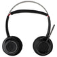 Poly Voyager Focus UC Bluetooth Stereo Headset with Mic and Charge Stand - Black Cell Phone - Headsets Plantronics    - Simple Cell Bulk Wholesale Pricing - USA Seller