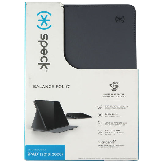 Speck Balance Folio Case for Apple iPad (7th Gen) - Stormy Grey/Charcoal Grey