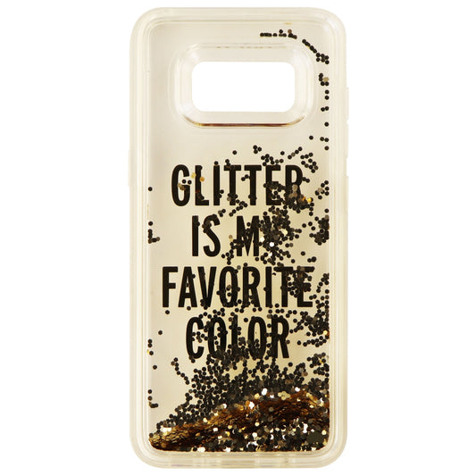 Kate Spade Liquid Glitter Hard Case for Samsung Galaxy S8 - Clear / Gold Glitter Cell Phone - Cases, Covers & Skins Kate Spade    - Simple Cell Bulk Wholesale Pricing - USA Seller