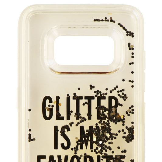 Kate Spade Liquid Glitter Hard Case for Samsung Galaxy S8 - Clear / Gold Glitter Cell Phone - Cases, Covers & Skins Kate Spade    - Simple Cell Bulk Wholesale Pricing - USA Seller