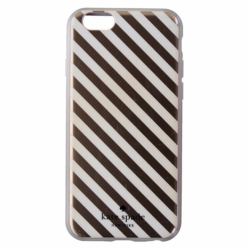 Kate Spade New York Hybrid Case for iPhone 6/6s - Light Pink / Rose Gold Stripe Cell Phone - Cases, Covers & Skins Kate Spade - Simple Cell Bulk Wholesale Pricing - USA Seller